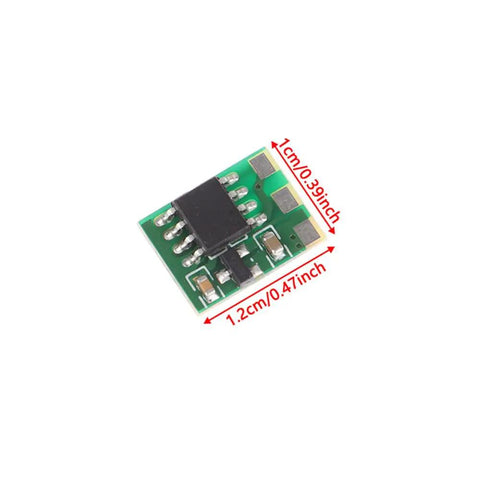 Close-up of 2 Pack Micro 1A Mini ESC DIY Two Way Forward And Reverse Brushed DC 5V JR Connector, showing size and details.