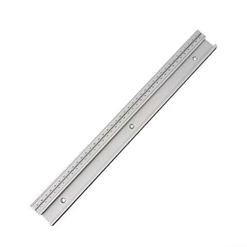 Aluminum Alloy 45 Type T Track With Scale Slot Miter Track for Router Table Table Saw Bandsaw Pro Grade DIY Jig Fixture Silver 60cm