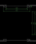 Explosion-proof junction box CAD drawing; 122 x 175 x 150 mm aluminum enclosure with green dimension lines.