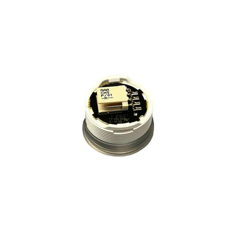 Luxury Micro Motion III Elevator Push Button Replacement Red LED 24V Four Position Connector OEM Brushed Stainless Steel Boss Grade Button For Modern Elevator Upgrades, rear view
