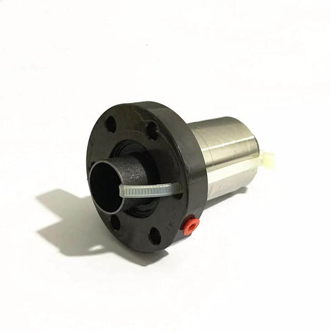 Side view of Waterjet Cutting Machine Ball Screw R151324013 for waterjet cutting table platform replacement part.