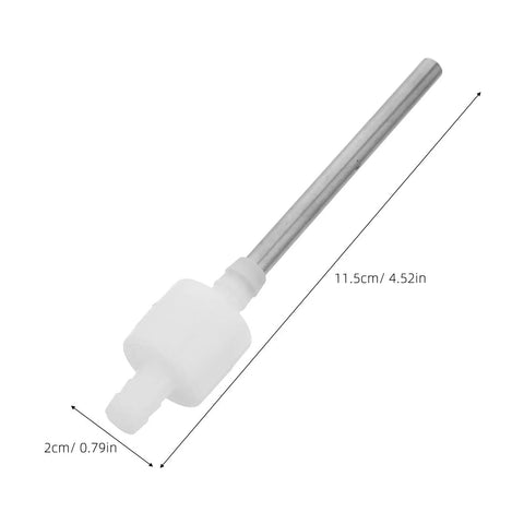 Leak-Proof Plastic Filler Check Valve Replacement With Backflow Protection For Liquid Filling Equipment Food Safe Material Easy Install No-Drip Filler Nozzle Valve For Filling Machines And Piping, 11.5cm tube