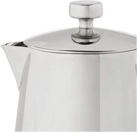 Stainless Steel Stovetop Espresso Maker For 6 Cups Easy To Clean Moka Pot With Heat Resistant Non Reactive Design Barista Grade Brew Durable Italian Style Coffee Percolator For Rich Bold Brew