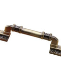 Antique Copper Look Wood Barn Door Handle For Cabinets And Drawers Aluminum Alloy European Style Flush Mount Hardware