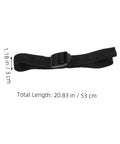 Adjustable Lawn Aerator Shoes Straps, black strap with buckle, 20.83 in/53 cm, for Spiked Sandals, Garden Care Tool