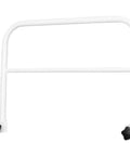 Thickened Anti-Fall Bed Rail for Elderly Safety, 18x12 inch sturdy no-slip guard rail with easy install feature, white frame