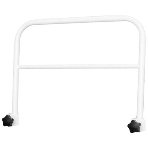Thickened Anti-Fall Bed Rail for Elderly Safety, 18x12 inch sturdy no-slip guard rail with easy install feature, white frame