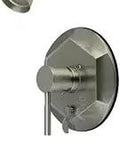 Concord Tub And Shower Faucet With Diverter Brushed Nickel Finish Wall Mount Design Pressure Balanced Washerless Cartridge Solid Brass Construction