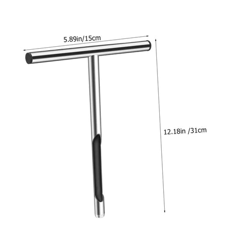 Stainless Steel Soil Sampler Probe With T Handle For Lawn Care, Garden And Golf Course Maintenance Pro Grade Heavy Duty Tool
