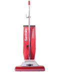 Heavy Duty Upright Vacuum Cleaner Delivering Badass Suction With 16 Inch Wide Path And 7 Amp Commercial Motor Built Like A Tank Zero Fuss Dust Emptying For Stress Free Cleanup Everyday, front view.
