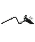 Side view of industrial cabinet door hinge, part of Hinge Hardware Kit for durable cabinets and shop gear, heavy duty steel