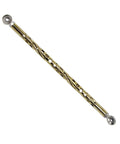 Gold Titanium Plated Adjustable Shift Lever Linkage Rod 11.5 to 12.5 Inches for Harley Softail and Touring Trike, CNC Machined Aluminum, Lightweight, Durable, Ride Ready Shifter Linkage, gold plated rod with eyelets