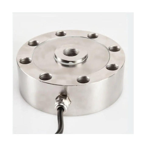 Tension And Compression Pancake Load Cell For Built Tough Testing, 500 Kg To 10 Ton Range, spoke type, stainless steel, top view