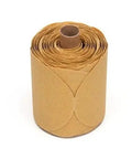 Stikit Gold Disc Roll P320 8 Inch Aluminum Oxide Sanding Discs With Adhesive Backing No Liner Tear Off Easy Change Anti Loading Coating 125 Discs