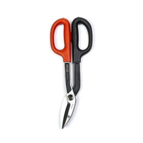 10 Inch Offset Pattern Tinner Snips Heavy Duty Precision Cutting Tool For Aluminum Sheet Metal And Home Improvement Projects.