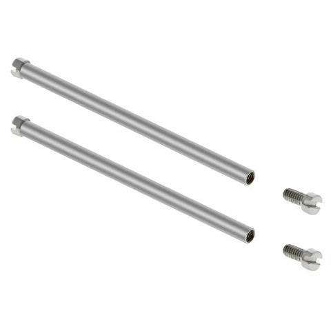 Two Tube And Screw Pins Replacement Kit For Anonimo Professionale 6000 Watch In Stainless Steel, two tubes and screws visible