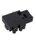 Genuine Replacement Ignition Switch For Mm2000 Lawn Mower And Trimmer Part 5140164-25, black plastic design, compact size.