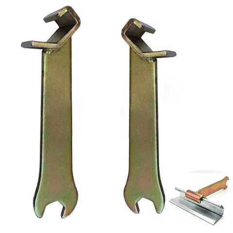 2 Pack Cleat Lever Lock Tools For HVAC Ductwork Clip 2in1 Heavy Duty Clamp Wrench Hook For Air Ducts Pro Grade Duct Tools