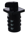 Seven Position Rotary Changeover Switch for High Current Projects, 20A at 500V, durable plastic housing, visible terminals