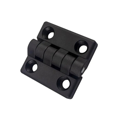 Nylon Plastic Butt Hinges For Wooden Boxes And Jewelry Cases, black hinge with pre-drilled holes fit for cabinets and drawers