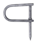 Heavy Duty Galvanized Steel 7/8 Inch Cable Management Rings, No Sweat Nail In Wire Organizers close-up image