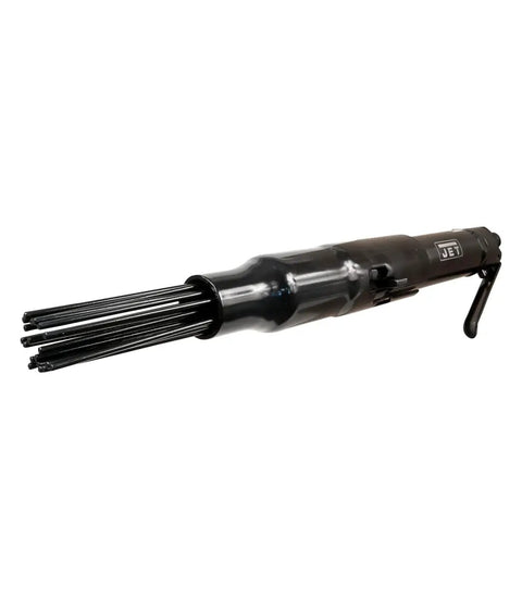 Pro Grade Pneumatic Needle Scaler For Heavy Duty Metal Prep, 4600 BPM, One And One Eighth Inch Stroke, Quick Tool Changes Lever Lock