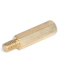 Brass M3 Hex Standoff Spacers Set With Spacing Screws For PCB Assembly, 100Pcs Includes 6mm Spacers And Lengths From 4mm To 40mm, DIY Friendly For Home, Office, And Hobby Projects, 200Pcs Box Kit, brass M3 spacer