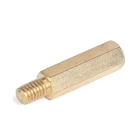 Brass M3 Hex Standoff Spacers Set With Spacing Screws For PCB Assembly, 100Pcs Includes 6mm Spacers And Lengths From 4mm To 40mm, DIY Friendly For Home, Office, And Hobby Projects, 200Pcs Box Kit, brass M3 spacer