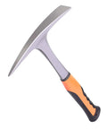 Heavy Duty 28 Oz Rock Pick And Brick Hammer With Pointed Tip And Flat Head Forged Steel Construction Shock Reduction Handle Geologist Style Masonry Tool For Stone Work Pros And DIYers