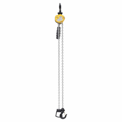Compact Manual Chain Hoist Lever Block 0.25 Ton Capacity 550 Lbs Lift 10 Ft Chain With Lifting Hook Anti Jam Guide Wheel