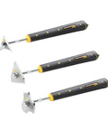 Essential 3 Piece Beast Mode Heavy Duty Swedish Paint Scraper Set Bundle with ergonomic handles for paint removal