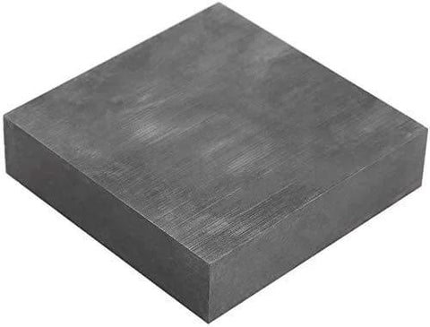Top Notch Graphite Block For EDM Milling 99.9 Percent Purity, 4 By 4 Inch, used for electrodes, molds, heaters, and insulation.
