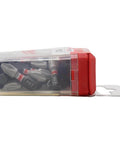 Milwaukee PH2 Shockwave insert bit set in clear plastic case, 25-pack, side view.