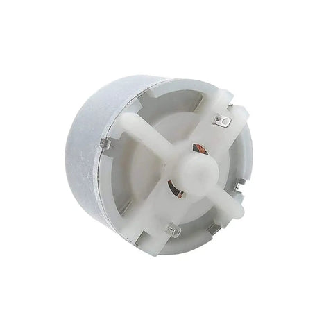 Two Pack Micro DC Motor 1.5V To 5V 2700RPM Mini Electric Motor 32mm Diameter RF 500TB 18280 side view for DIY projects
