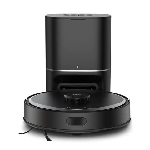 Front view of Smart LiDAR Robot Vacuum And Mop With Self Emptying Dock Crazy 5300Pa Suction 97 Percent Dust Pickup Custom Clean Modes.