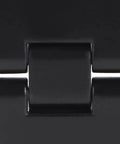 Close-up of Four Piece Zinc Alloy Flap Door Hinges In Sturdy Black For Cabinets And Tables showing hinge detail and finish