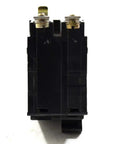 Front view of 2 Pole Bolt On Circuit Breaker 20 Amp 120 240 VAC And 48 VDC QOB220 Style UL CSA Approved for panelboards.