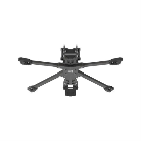 Top view of Chimera5 Pro V2 5 Inch Frame Kit 225mm for O3 Air Unit FPV Freestyle Racing with tool-free assembly framework.