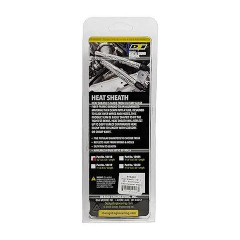 Packaging of Aluminized Heat Sheath Sleeving With Half Inch Inner Diameter Three Feet Long, showing product details