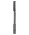 Front view of an HSS chucking reamer with straight shank, 3–10 mm, for drilling and milling machines.