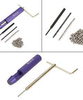 50 Piece Stainless Steel Helicoil Thread Repair Kit Set For Aluminum And Low Strength Materials M2.5 X 2D Inserts with tools