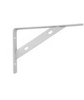 Fast Install White Iron Shelf Brackets For Floating Shelves No Fuss Easy Mount Triangular Supports