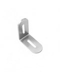 Stainless Steel L Bracket for Floating Shelves and Cabinets, Adjustable Wall Mount Support 3.94 X 1.97 Inch Silver 1 Pack
