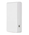 Bad Boy Mini UPS Battery Backup With 8000mAh side view showing compact, lightweight white design for routers and cameras.