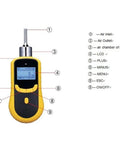 Front view of Handheld Carbon Monoxide Detector 0 to 1000 ppm CO Gas Tester with LCD Display showing labeled components
