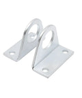 Heavy Duty Two Pack Cylinder Rod U Clamps For Pneumatic Cylinders Tough As Nails Alloy Brackets, steel U clamps with holes.