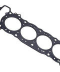 Heavy Duty Cylinder Head Gasket And Engine Cover Seal Set Built Damn Tough For Street Bikes Fits Cb900f Cbr900rr Models, top view, black gasket.