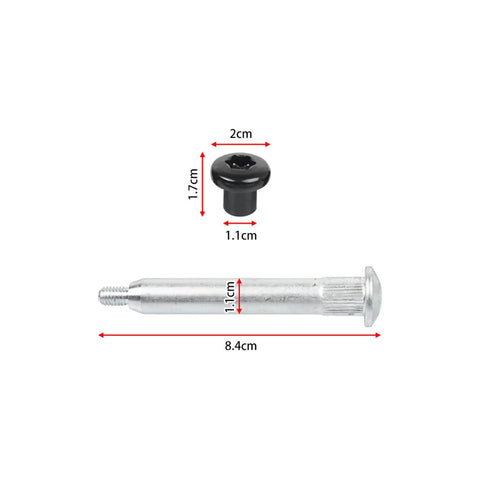 No Tools Needed Door Hinge Repair Kit For Cars 30 Second Install Aluminum Hinge Set with dimensions visible