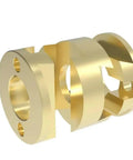 High Precision Oldham Coupling 18 By 16mm Shaft Adapter With Nut For Printer Parts, brass shaft connector