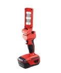 Cordless LED Flexible Head Work Light With 500 Lumens Portable Compact Lamp For On The Job Bright Battery Powered Illumination